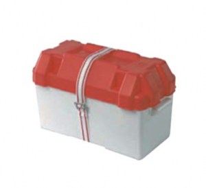 Κουτι μπαταριας ασπρο κοκκινο